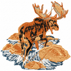 Gazelle Embroidery Design 9